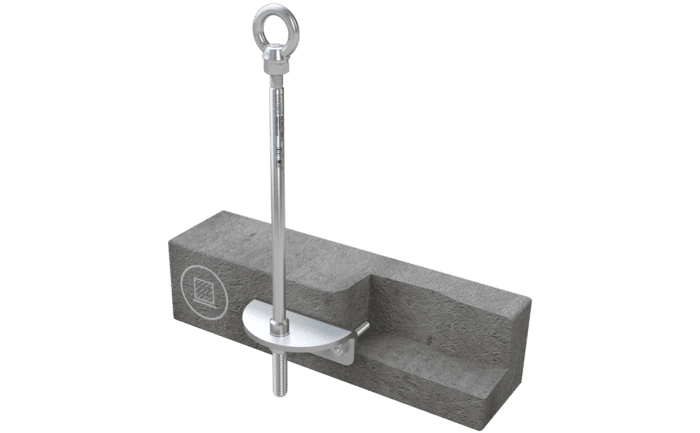 Image showing an ABS-Lock III-SEITL-65 installed in concrete