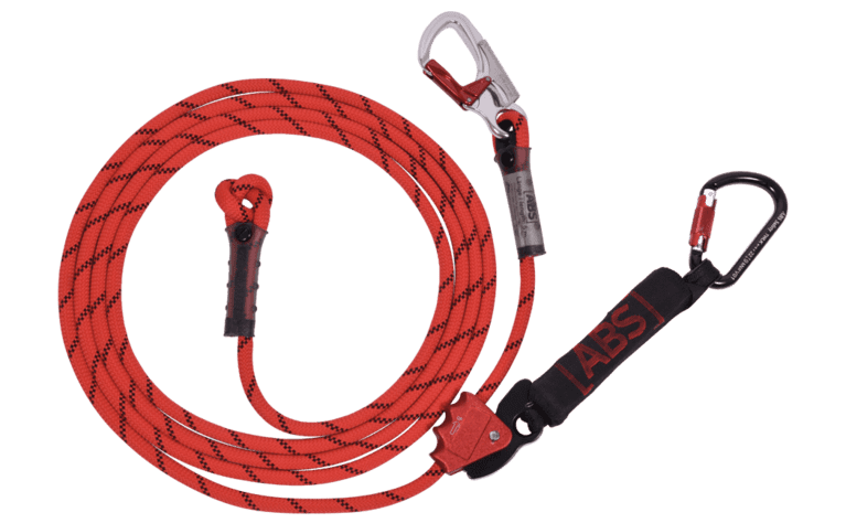 Image showing a typical connector for workers in high places: Meet out ABS Lanyard - guided type fall arrester