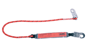 Image showing an ABS Lanyard connector. It has a set length and is considered a standard PPE component
