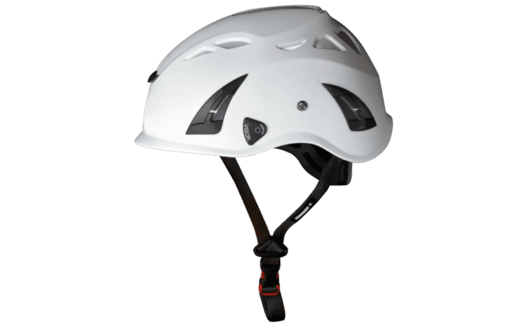 Bild eines Industriekletterer-Helms mit angenehmer Belüftung.