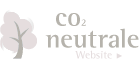 Logo du site web de l'initiative CO2 Neutral, qui promeut des projets de réduction du CO2.